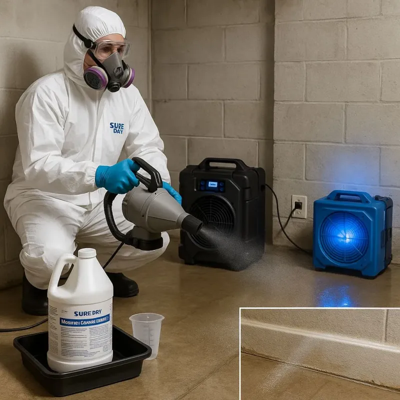 Sanitization and Odor Removal process in Saint Clair Shores, MI