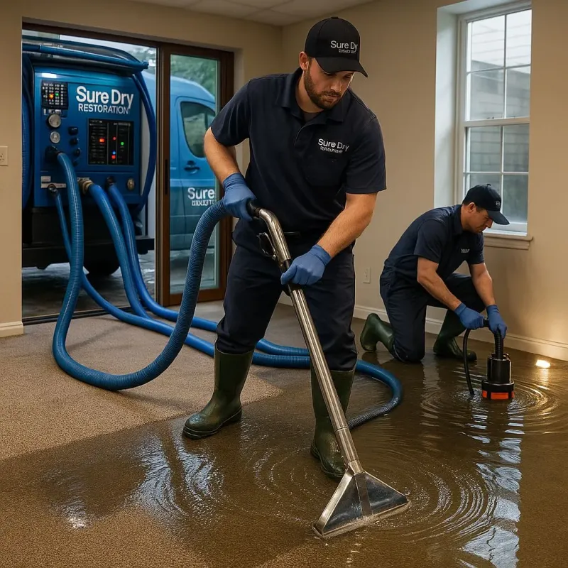 Water Extraction and Removal process in Saint Clair Shores, MI